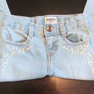 Girl's embroidered denim
